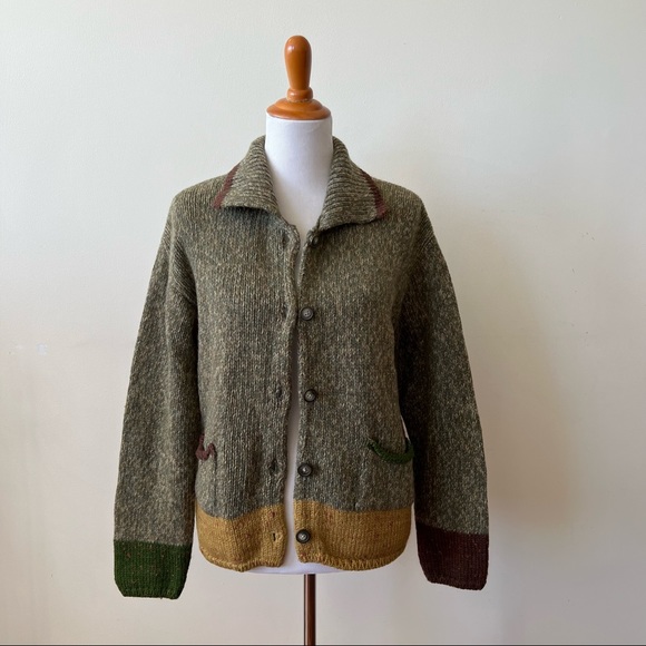 Royal Robbins | Color Block Button Front Sweater Cardigan - Picture 2 of 13